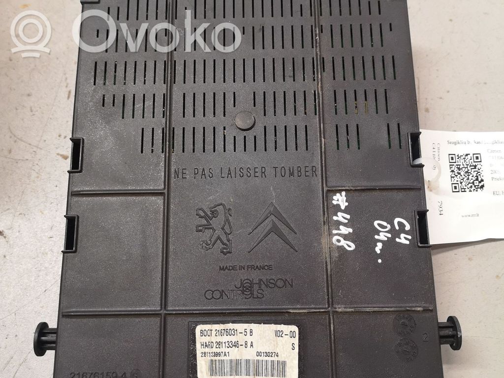 Citroen C4 I Fuse module 