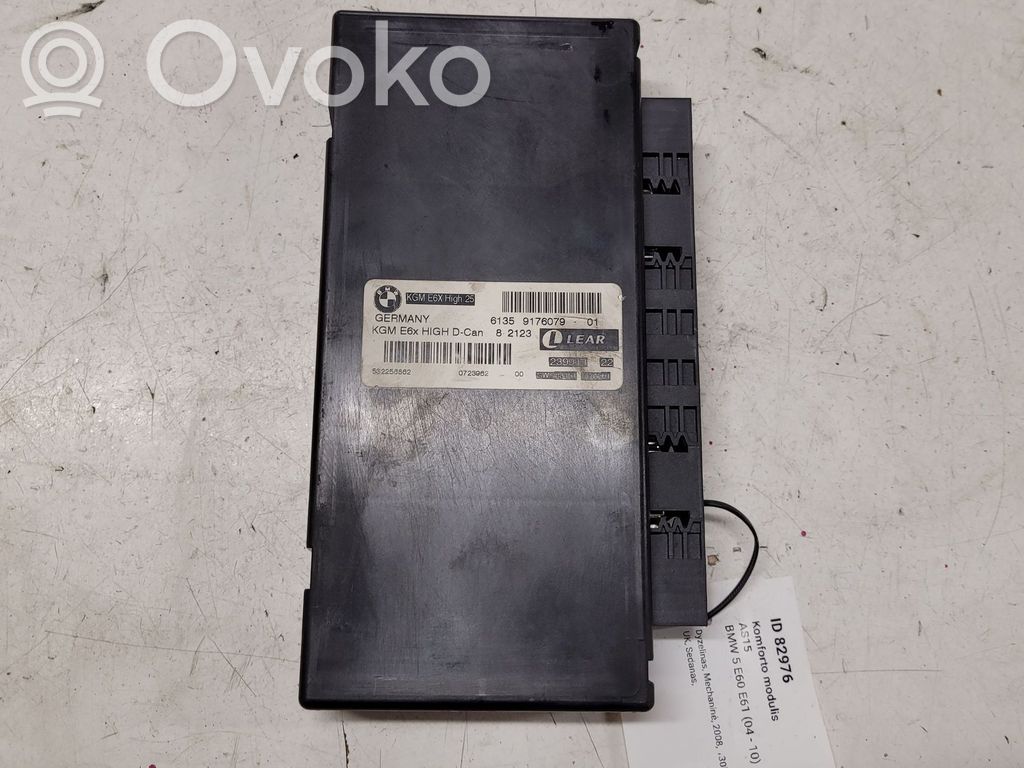 BMW 5 E60 E61 Komforto modulis 