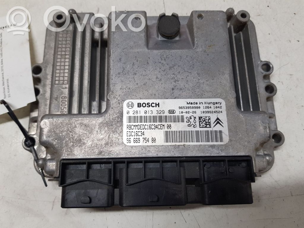 Citroen Berlingo Engine control unit/module 