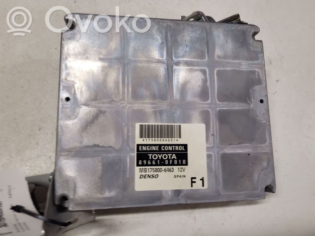 Toyota Corolla Verso AR10 Engine control unit/module 