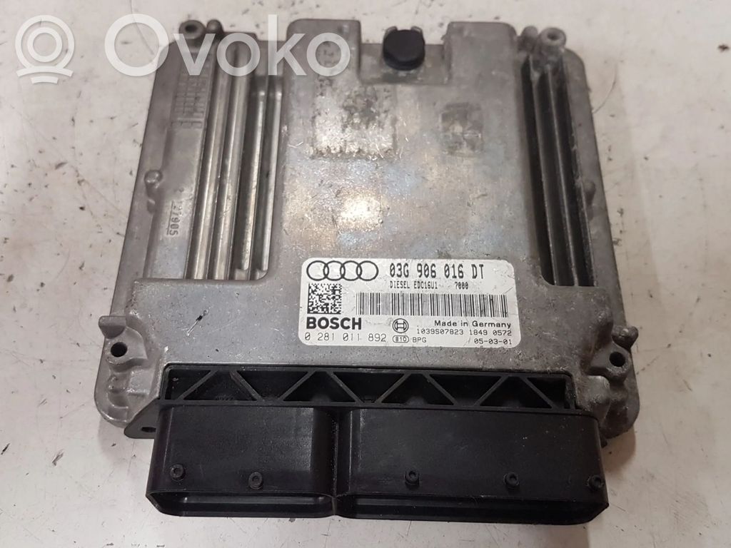 Audi A3 S3 8P Engine control unit/module 