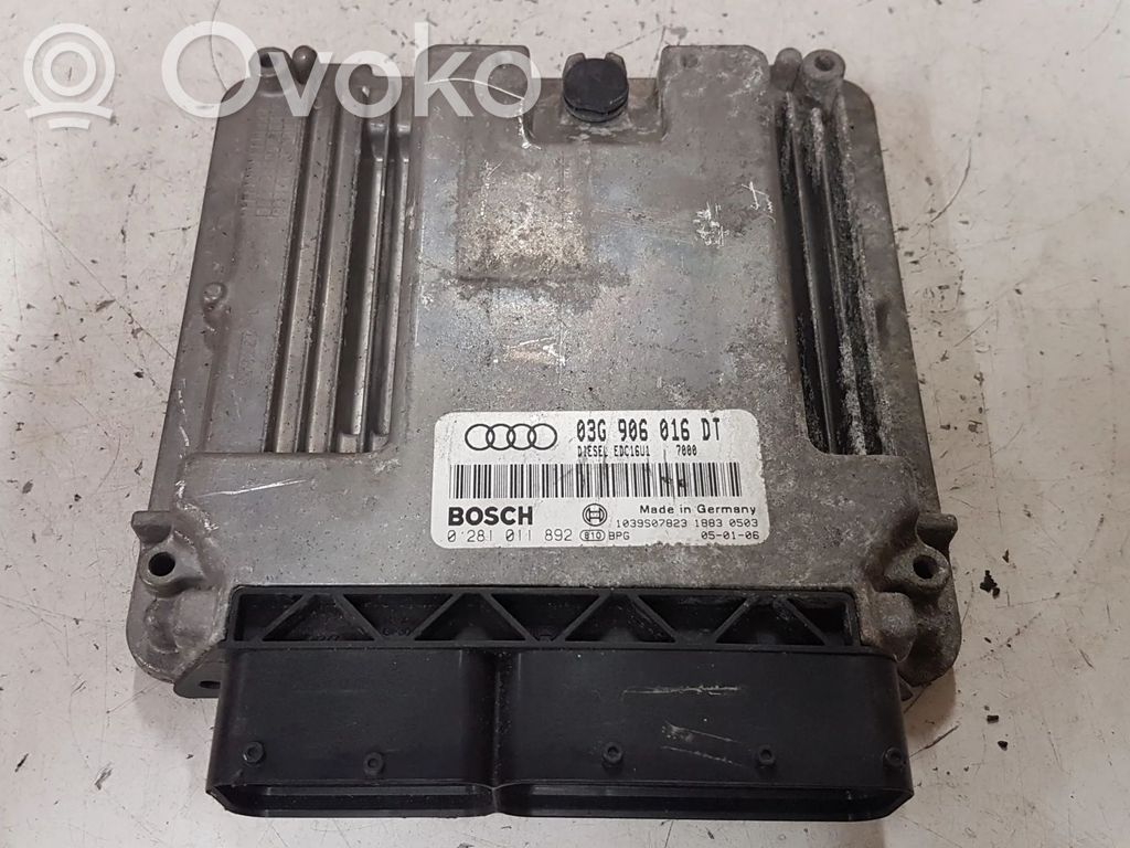 Audi A3 S3 8P Engine control unit/module 