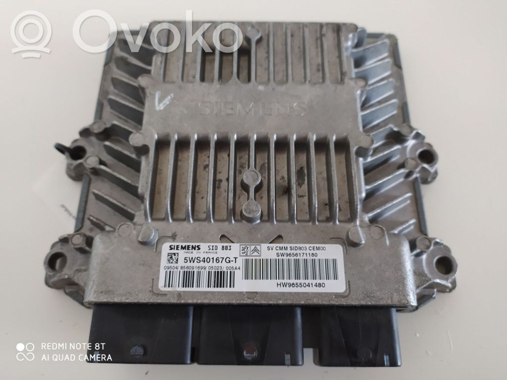 Peugeot 407 Engine control unit/module 