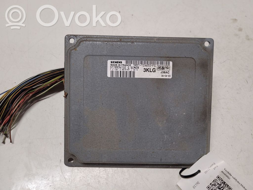Ford Focus Engine control unit/module 