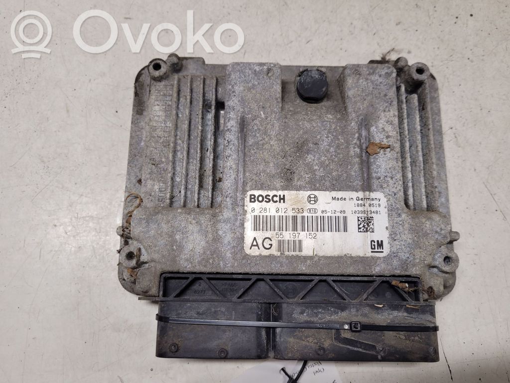 Opel Vectra C Engine control unit/module 