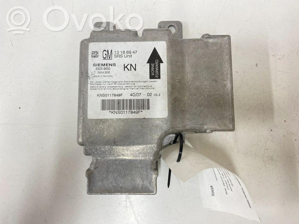 Opel Vectra C Airbag control unit/module 