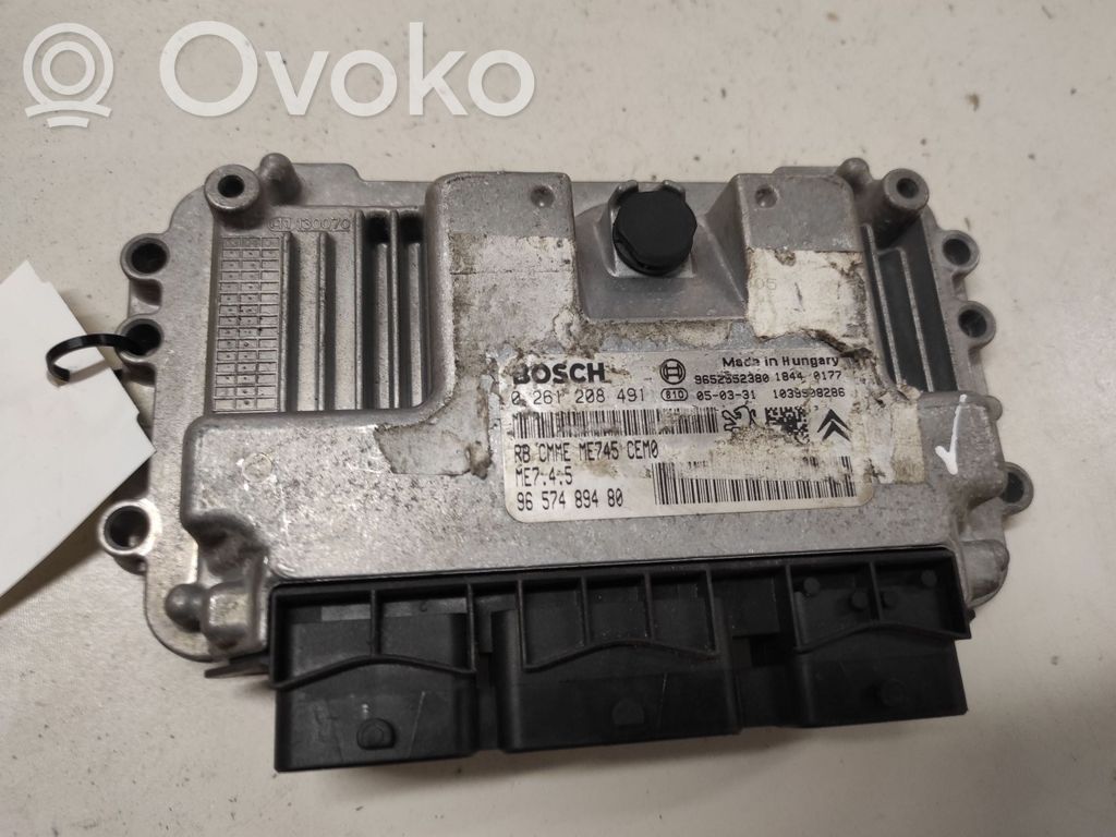 Citroen C4 I Engine control unit/module 