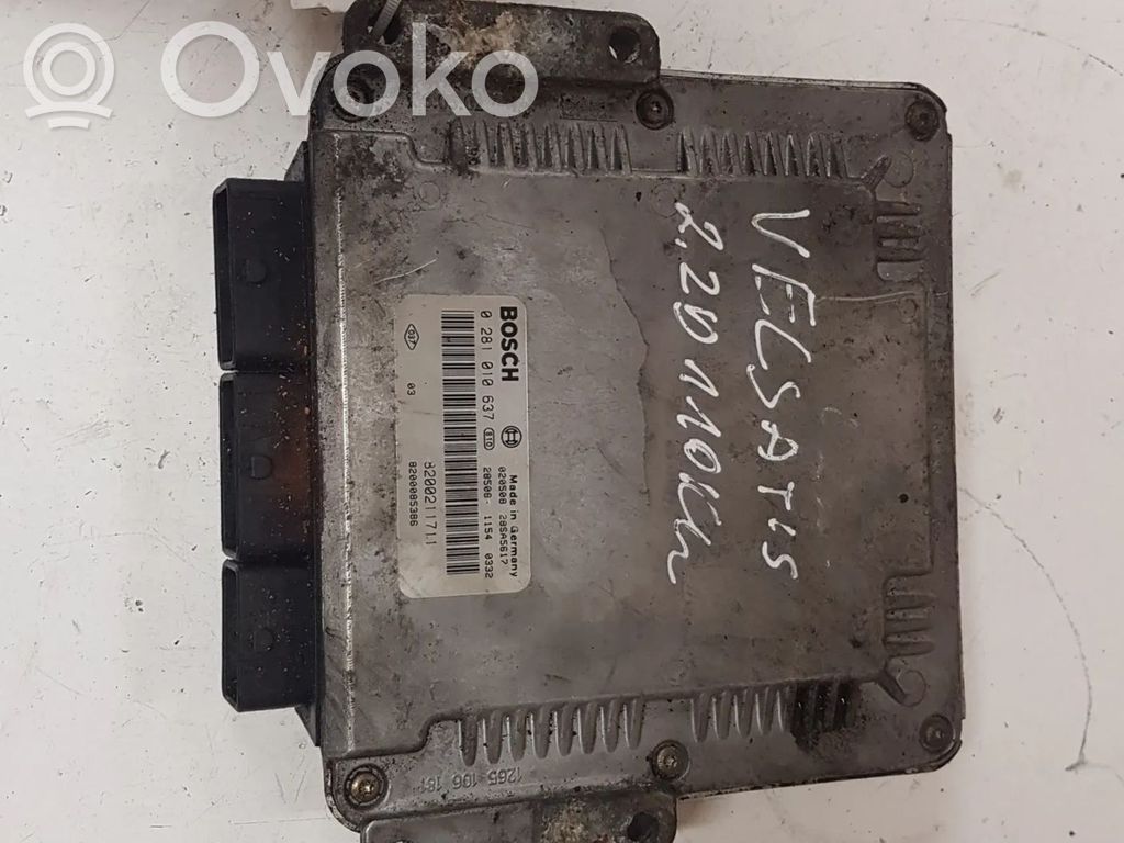 Renault Vel Satis Engine control unit/module 