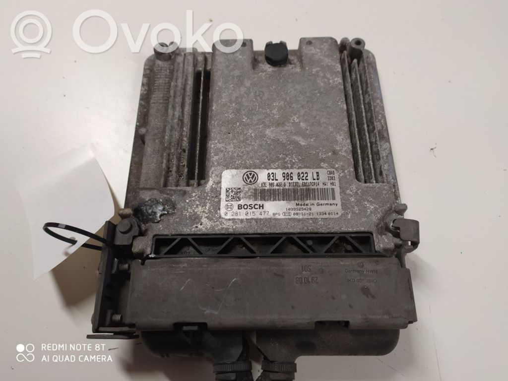Volkswagen Golf VI Engine control unit/module 