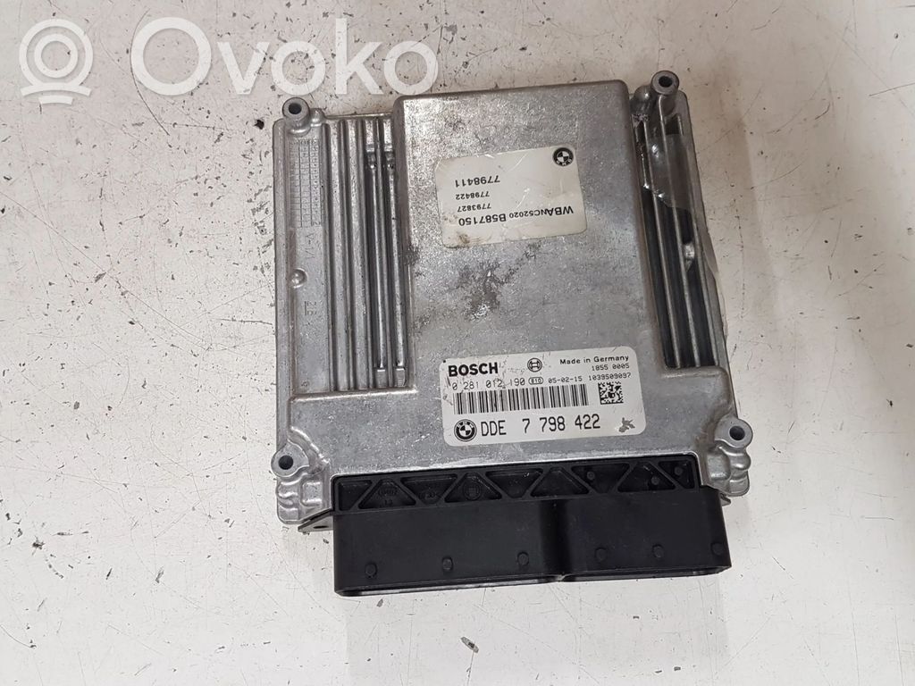 BMW 5 E60 E61 Engine control unit/module 