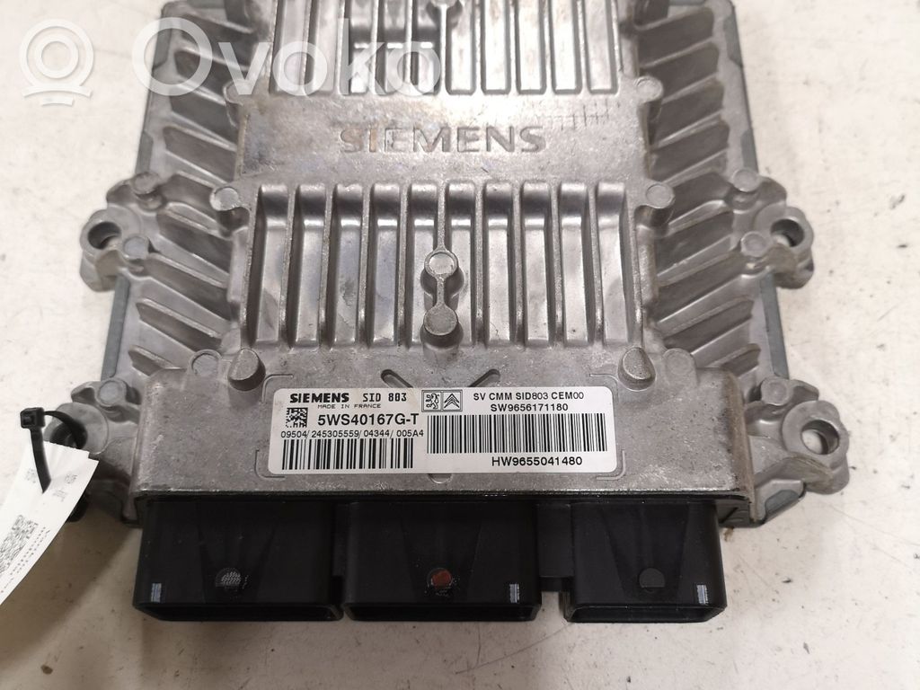 Peugeot 407 Engine control unit/module 