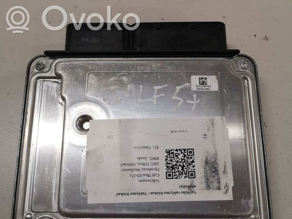 Volkswagen Golf Plus Engine control unit/module 