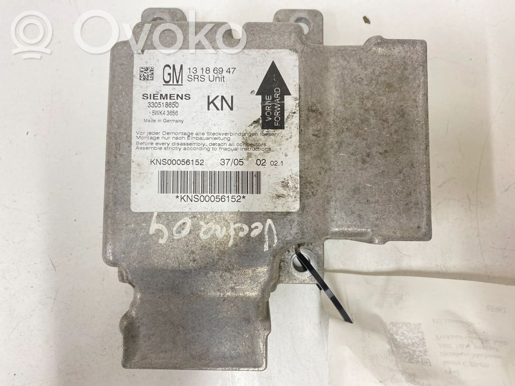 Opel Vectra C Airbag control unit/module 