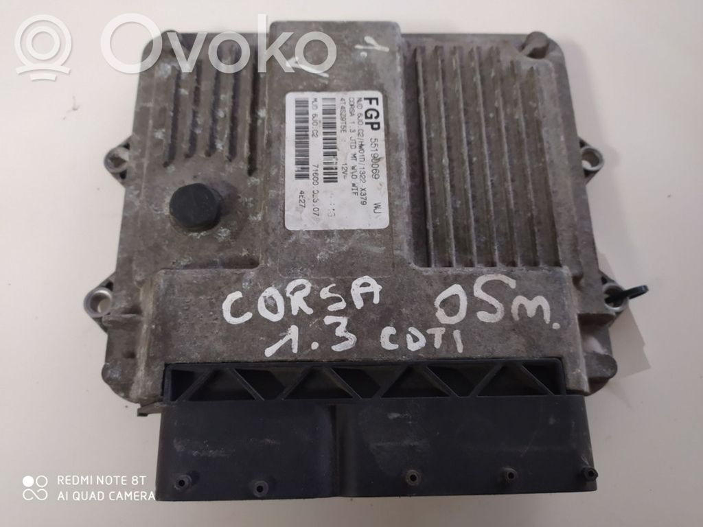 Opel Corsa C Engine control unit/module 