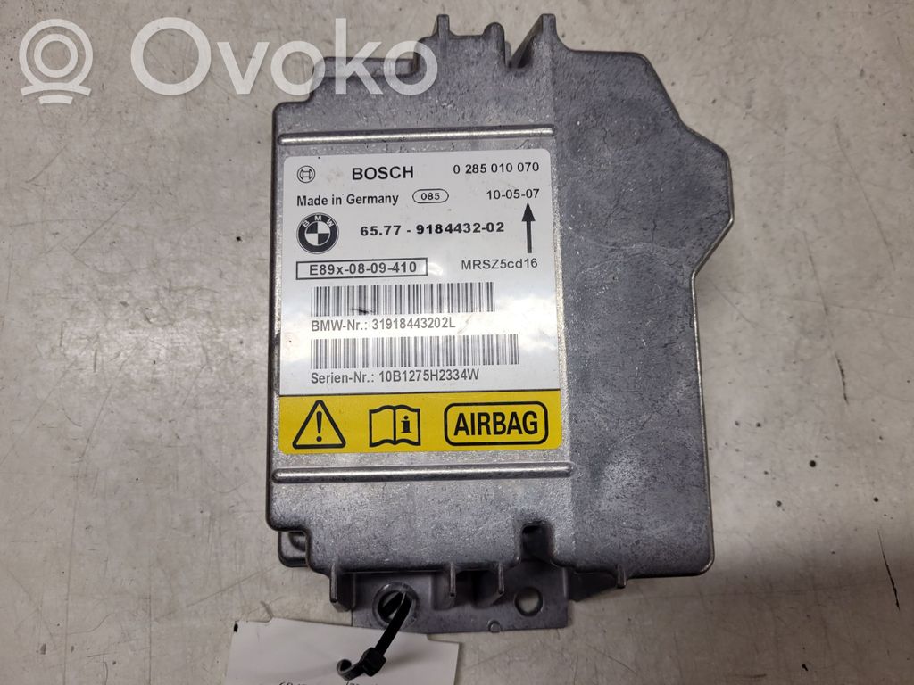 BMW 3 E90 E91 Airbag control unit/module 