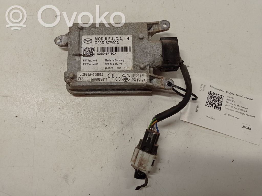 Mazda 6 Light module LCM 