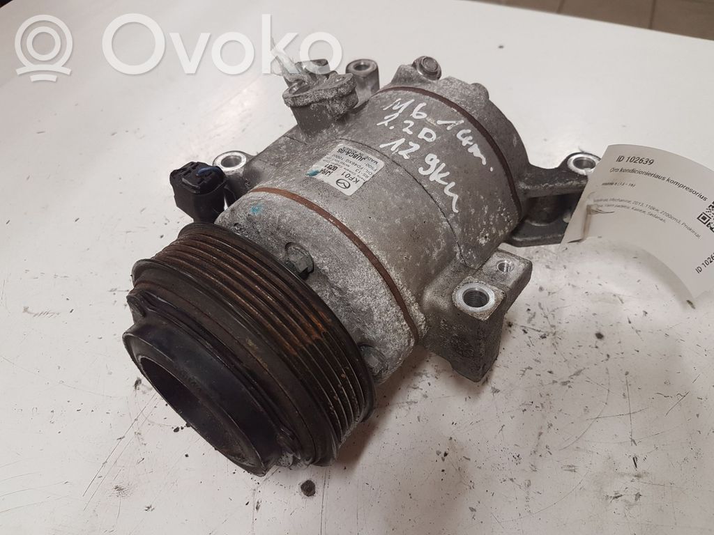 Mazda 6 Air conditioning (A/C) compressor (pump) 