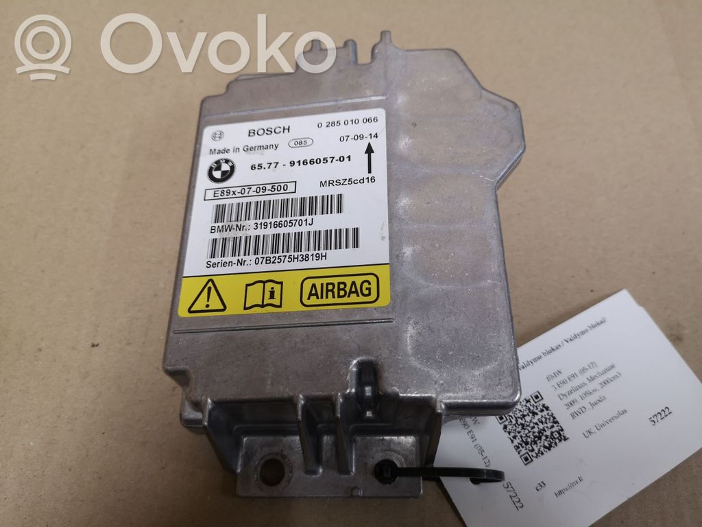 BMW 3 E90 E91 Airbag control unit/module 