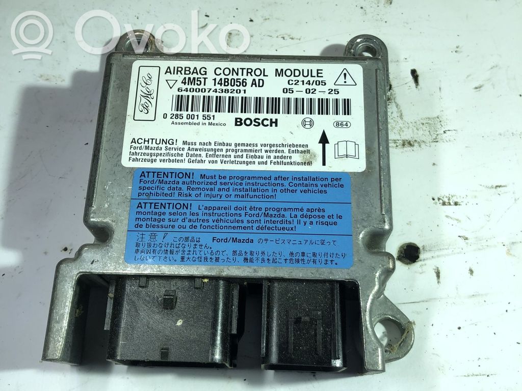 Ford Focus C-MAX Airbag control unit/module 