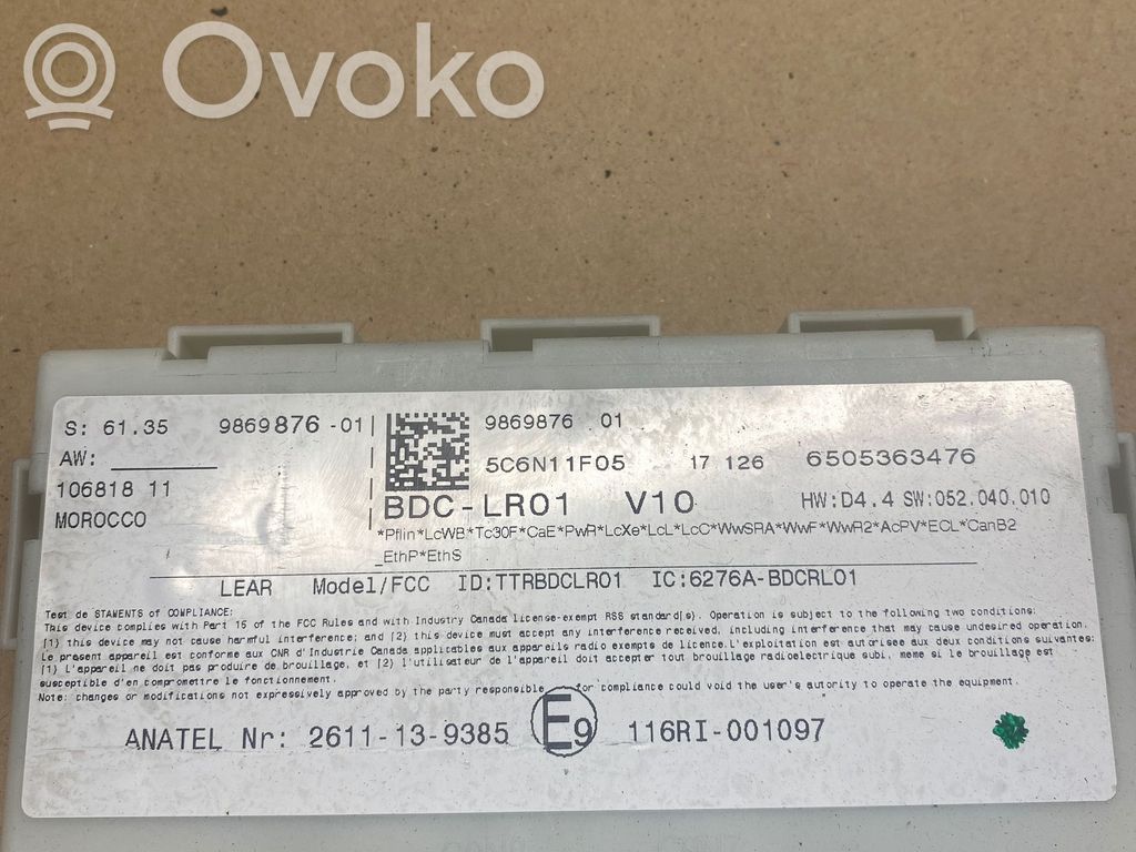 Sterownik / Moduł komfortu   9869876,2611139385,6505363476,116RI001097