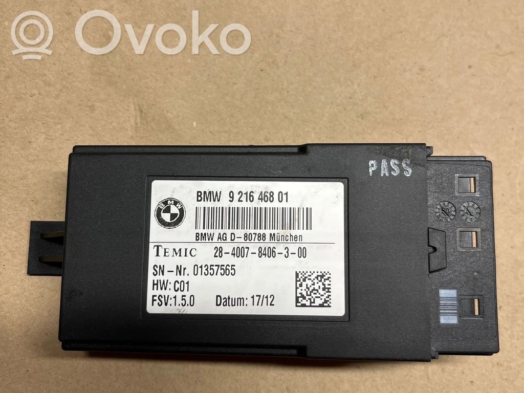BMW 5 F10 F11 Seat heating relay 