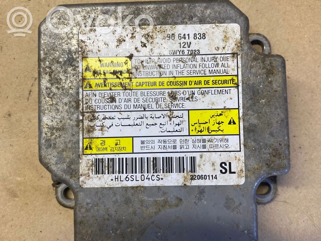 Chevrolet Epica Airbag control unit/module 