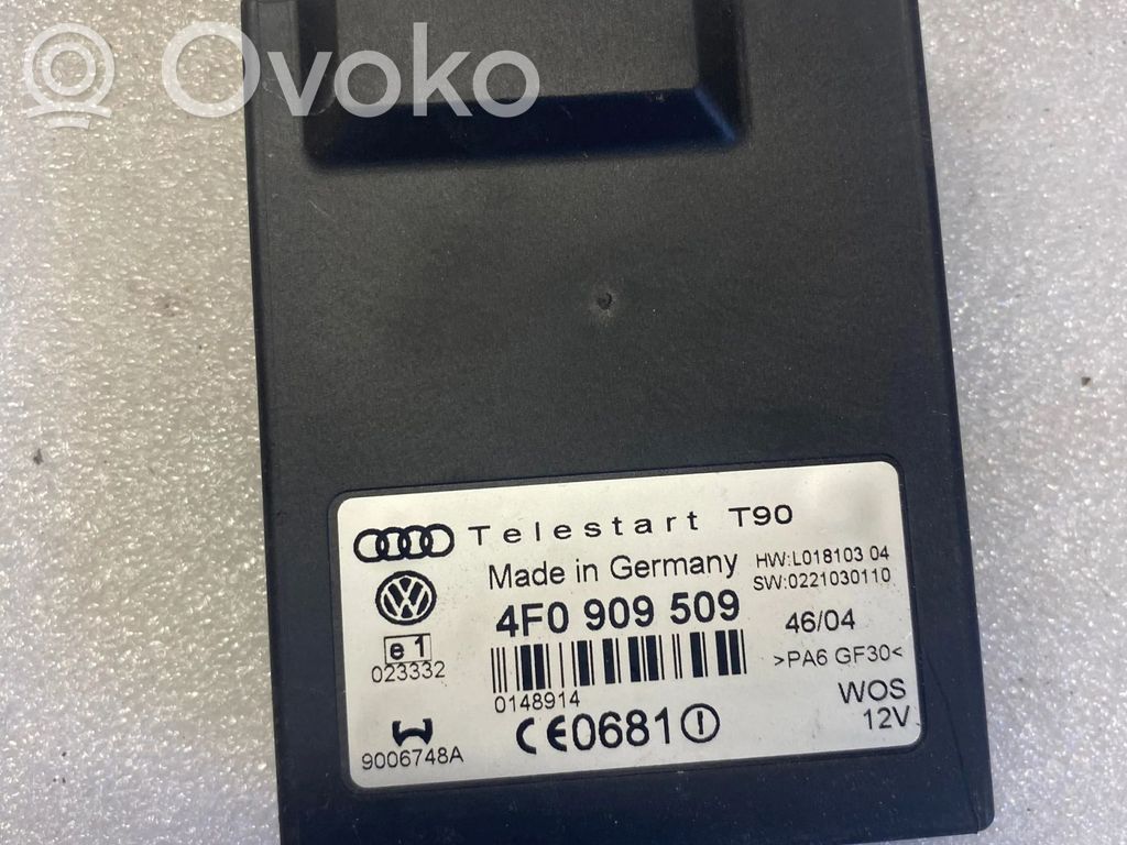 Volkswagen Touareg I Auxiliary heating control unit/module 