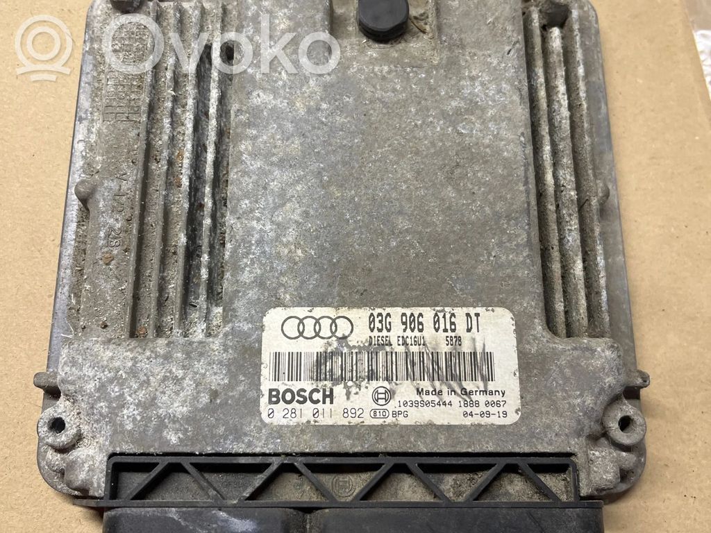 Audi A3 S3 8P Engine control unit/module 