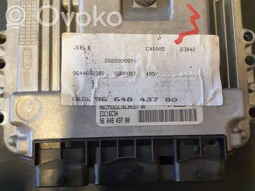 Citroen C4 I Engine control unit/module 