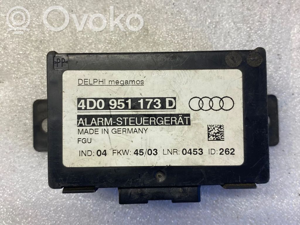 Audi A6 Allroad C5 Alarm control unit/module 