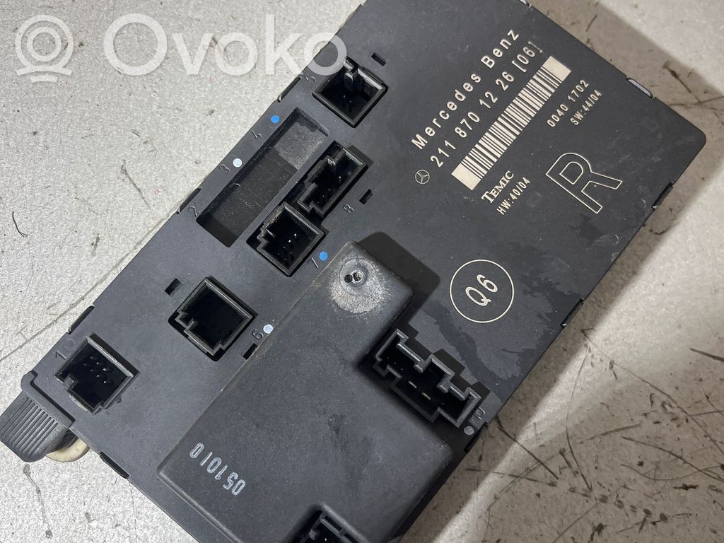Mercedes-Benz E W211 Door control unit/module 