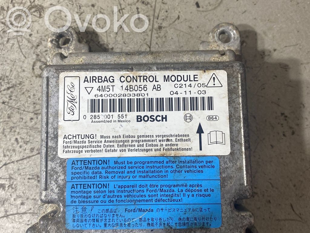 Ford Focus C-MAX Airbag control unit/module 