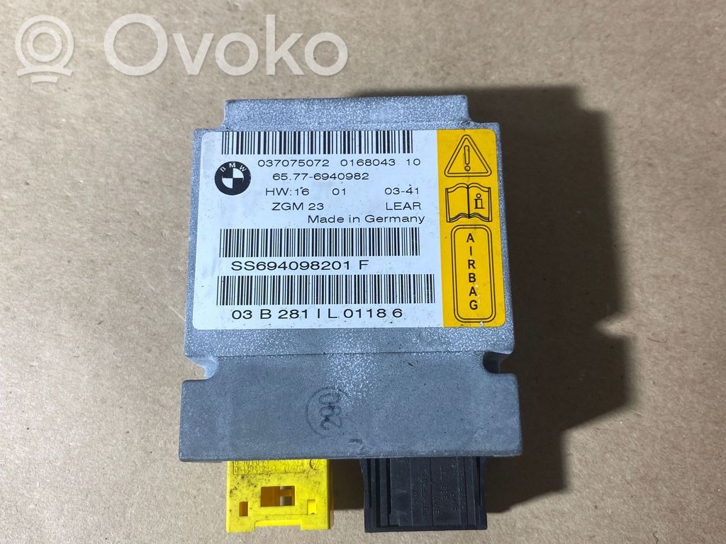 BMW 7 E65 E66 Airbag control unit/module 