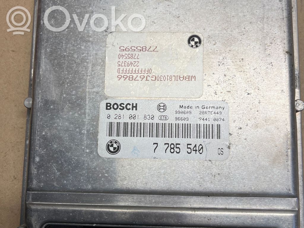 BMW 5 E39 Engine control unit/module 