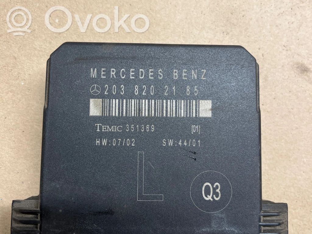 Mercedes-Benz C W203 Door control unit/module 