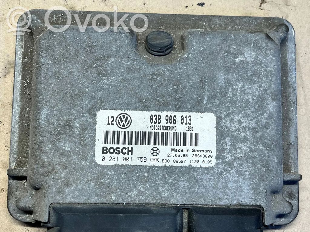 Volkswagen Golf IV Engine control unit/module 