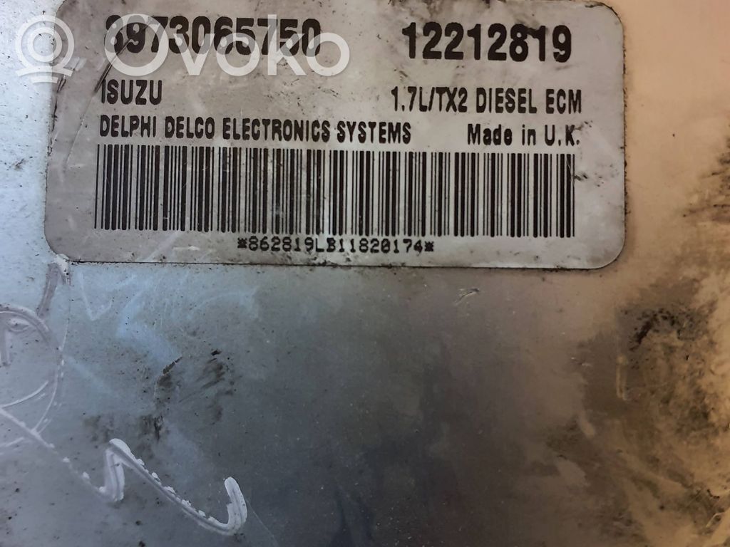 Opel Astra G Engine control unit/module 