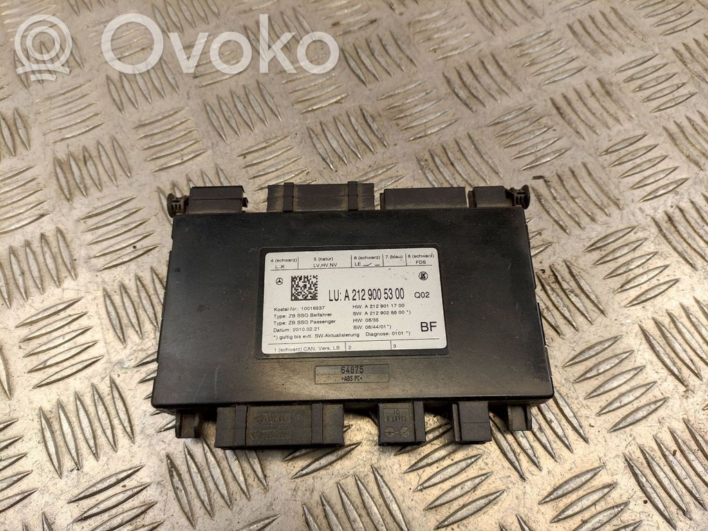 Mercedes-Benz GLK (X204) Module de commande de siège 