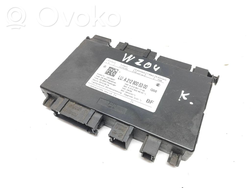 Mercedes-Benz C W204 Module de commande de siège 