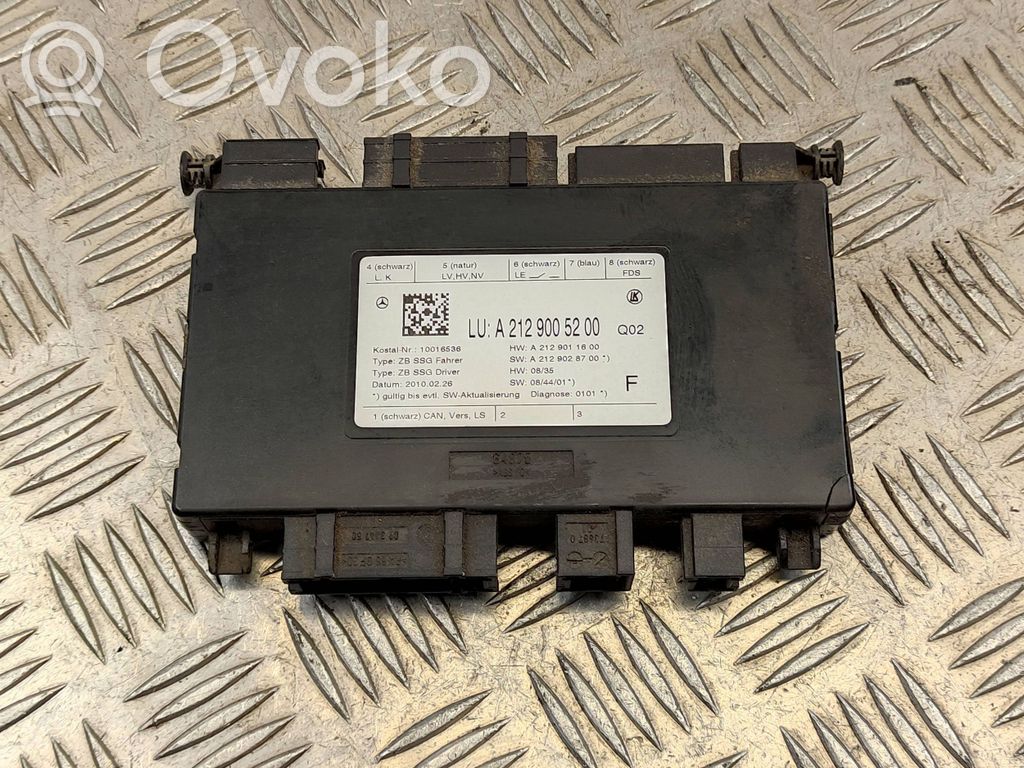 Mercedes-Benz GLK (X204) Module de commande de siège 