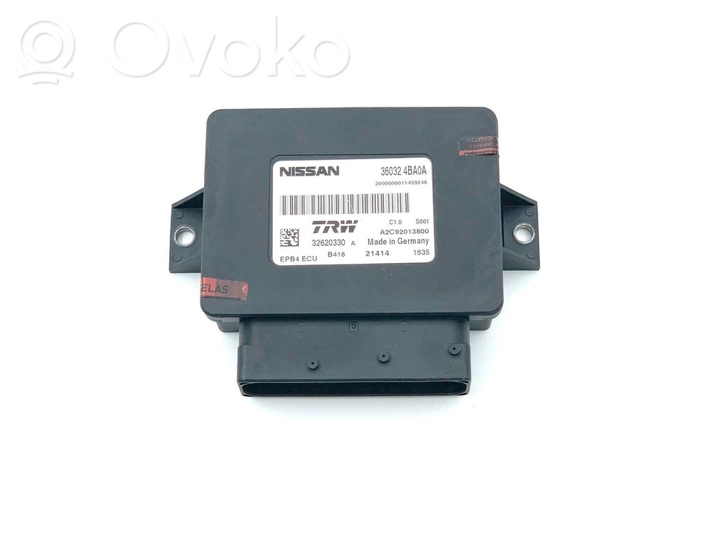 Nissan Qashqai Hand brake control module 