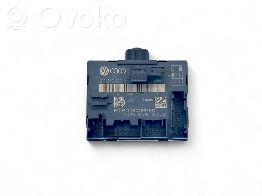 Audi A6 S6 C6 4F Door control unit/module 