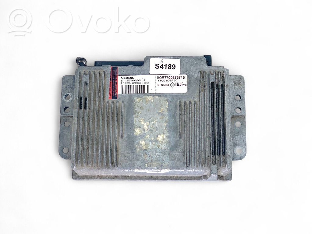 Renault Megane I Engine control unit/module 