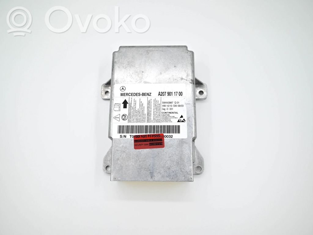 Mercedes-Benz C W204 Airbag control unit/module 