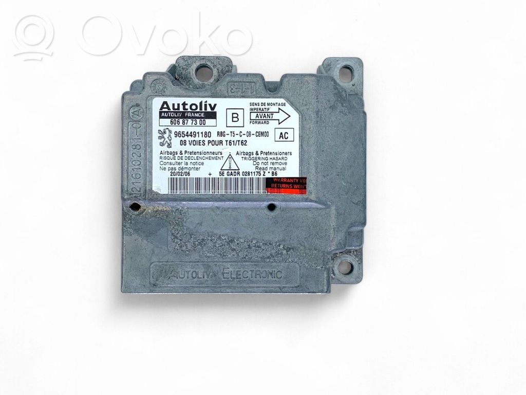 Peugeot 307 Airbag control unit/module 