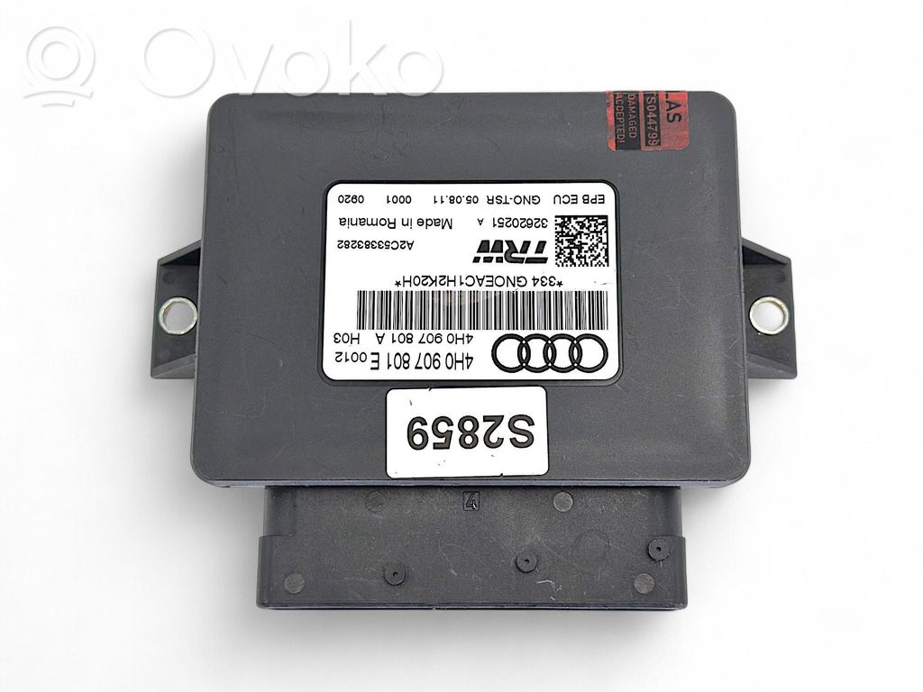 Audi A6 S6 C7 4G Hand brake control module 