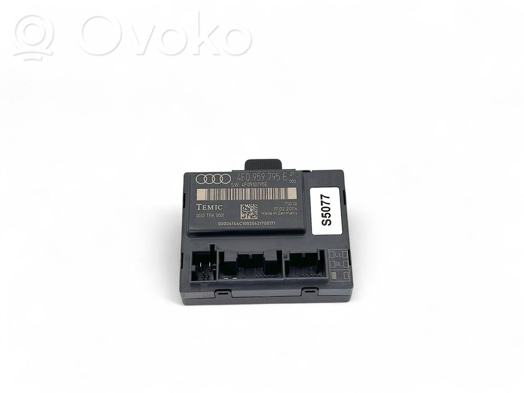 Audi A6 S6 C6 4F Door control unit/module 