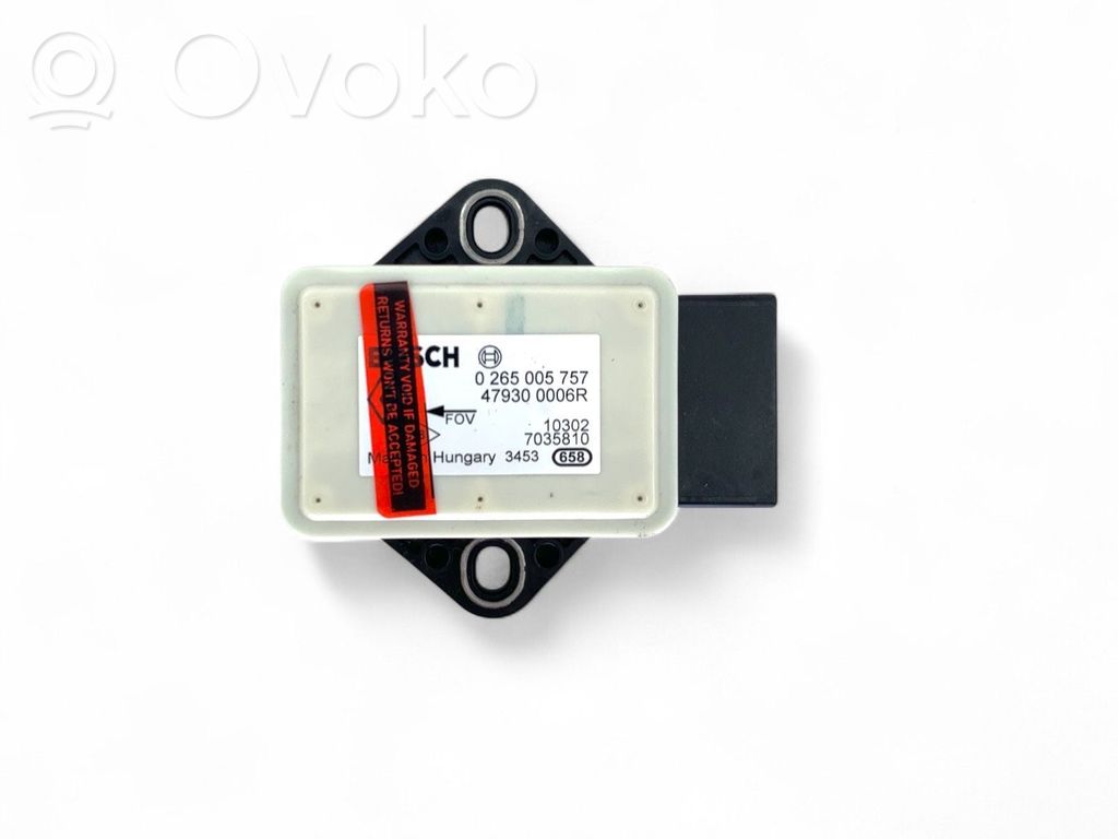 Nissan Qashqai ESP acceleration yaw rate sensor 
