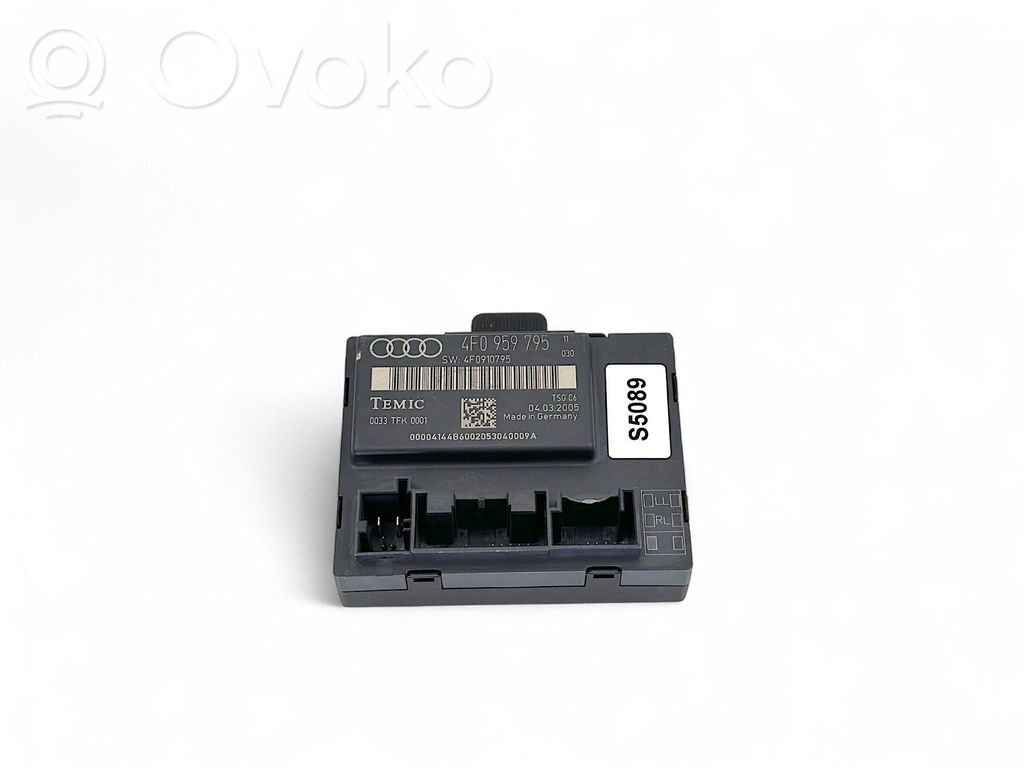 Audi A6 S6 C6 4F Door control unit/module 
