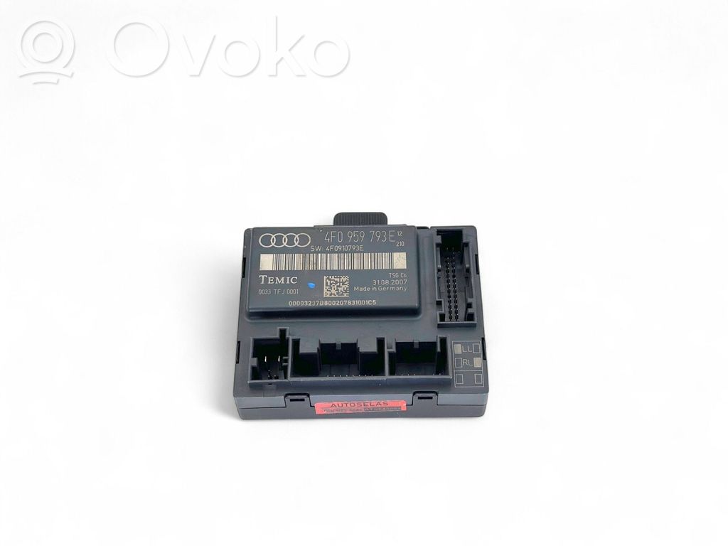 Unité de commande module de porte   4F0959793E,0033TFJ0001,4F0910793E